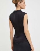 2NDDAY Блуза 2ND Portia TT - Satin Ease в черно с изчистен дизайн 2239138250