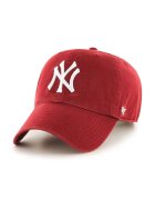 47 Brand Памучна шапка с козирка MLB New York Yankees в червено с апликация B-RGW17GWS-RZ