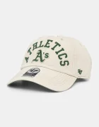 47 Brand Памучна шапка с козирка MLB Oakland Athletics