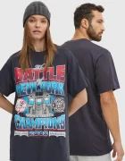 47 Brand Памучна тениска MLB New York Yankees