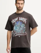 47 Brand Памучна тениска MLB New York Yankees