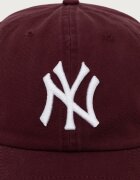 47 Brand шапка с козирка от памук MLB New York Yankees бордо B-NLRGW17GWS-KM