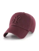 47 Brand шапка с козирка от памук MLB New York Yankees бордо B-NLRGW17GWS-KMC