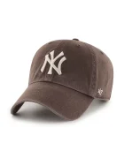 47 Brand шапка с козирка от памук MLB New York Yankees кафява B-NLRGW17GWS-BWB