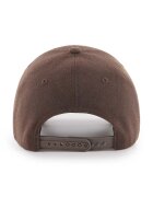 47 Brand Шапка с козирка с вълна MLB New York Yankees в кафяво с апликация B-MVPSP17WBP-BW