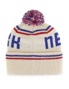 47 Brand шапка с помпон MLB New York Yankees бежова F-QATRL21ACE-NT