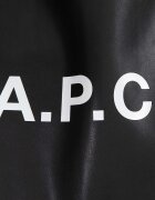 A.P.C. чанта от имитация на кожа tote ninon черна PUAAT.M61565