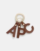 A.P.C. Кожен ключодържател porte-cles lettres