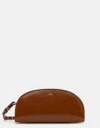 A.P.C. Кожена чанта sac demi-lune shoulder