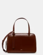 A.P.C. Кожена чанта sac virginie box