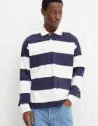 A.P.C. Памучна блуза с дълги ръкави polo riley