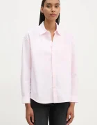 A.P.C. Памучна риза chemise boyfriend logo