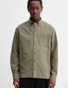 A.P.C. Памучна риза Chemise Mateo Logo