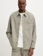 A.P.C. Памучна риза surchemise basile brodee poitrine