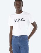 A.P.C. Памучна тениска Vpc Blanc