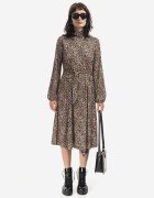 A.P.C. Рокля Robe Dorethea LYAAR-F05988 BLACK/WHITE