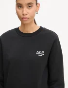 A.P.C. Суичър standard rue madame GOTS в черно с апликация COHBV.M27913