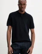 A.P.C. Тениска с яка с лен polo jay