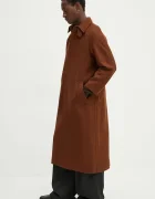 A.P.C. Вълнено палто manteau gaia