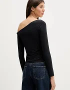 Abercrombie & Fitch Блуза с дълги ръкави дамска в черно KI139-5885-900