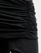 Abercrombie & Fitch Блуза в черно с изчистен дизайн KI139-5204