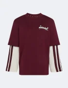 adidas блуза с дълги ръкави за деца от памук PIXAR TOY STORY бордо KG6133