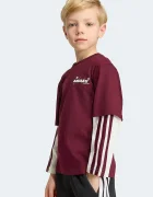 adidas блуза с дълги ръкави за деца от памук PIXAR TOY STORY бордо KG6133