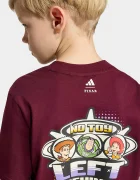 adidas блуза с дълги ръкави за деца от памук PIXAR TOY STORY бордо KG6133