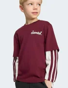 adidas блуза с дълги ръкави за деца от памук PIXAR TOY STORY бордо KG6133