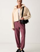 adidas by Stella McCartney поларен суичър дамски бежов KG5776