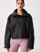 adidas by Stella McCartney преходно яке дамско от полар черно KR6226