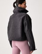 adidas by Stella McCartney преходно яке дамско от полар черно KR6226