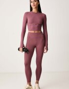adidas by Stella McCartney спортен клин дамски розов с висока талия KR3035