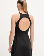 adidas by Stella McCartney Спортна рокля TruePurpose в черно къса разкроена JW4568