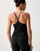 adidas by Stella McCartney топ за йога дамски черен KR6221
