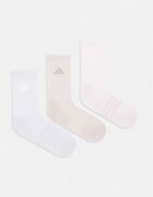 adidas чорапи с памук 3 броя бежови KQ6761