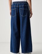 adidas дънки wide leg дамски Denim Pack сини KV0618