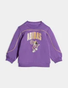 adidas Детски анцуг DISNEY в лилаво JZ3548