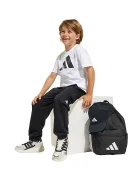 adidas Детски памучен спортен панталон в черно с апликация JC9754