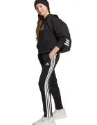 adidas Детски суичър в черно с качулка с принт JV5267