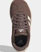 adidas Детски велурени маратонки VL COURT 3.0 в кафяво KJ1801