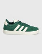 adidas Детски велурени маратонки VL COURT 3.0 в зелено ID6309