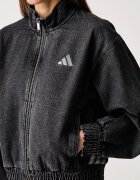 adidas късо яке дамско от деним Denim Pack черно KV0626