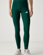 adidas клин дамски с памук Essentials зелен с висока талия KZ2074