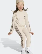 adidas комплект за деца с памук бежов KC7210