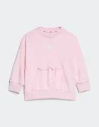 adidas комплект за деца с памук розов KS7598