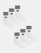 adidas Originals 3-Stripes 6 броя бели JV7410