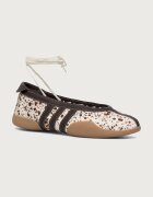 adidas Originals балеринки от кожа Taekwondo Mei Ballet бежови KI0402