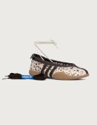 adidas Originals балеринки от кожа Taekwondo Mei Ballet бежови KI0402