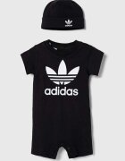 adidas Originals Бебешки памучен къс гащеризон
